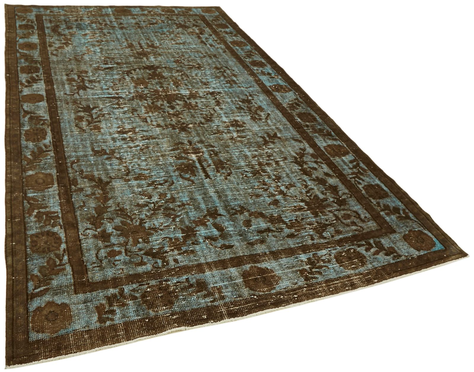 7x11 Brown Over Dyed Rug, Oriental photo furniture