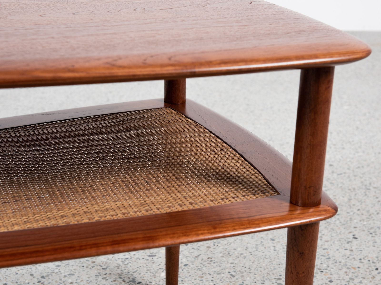 Midcentury Danish Side Table In Teak By Peter Hvidt & Orla Mølgaard Nielsen For France & Daverkosen 1960s photo furniture