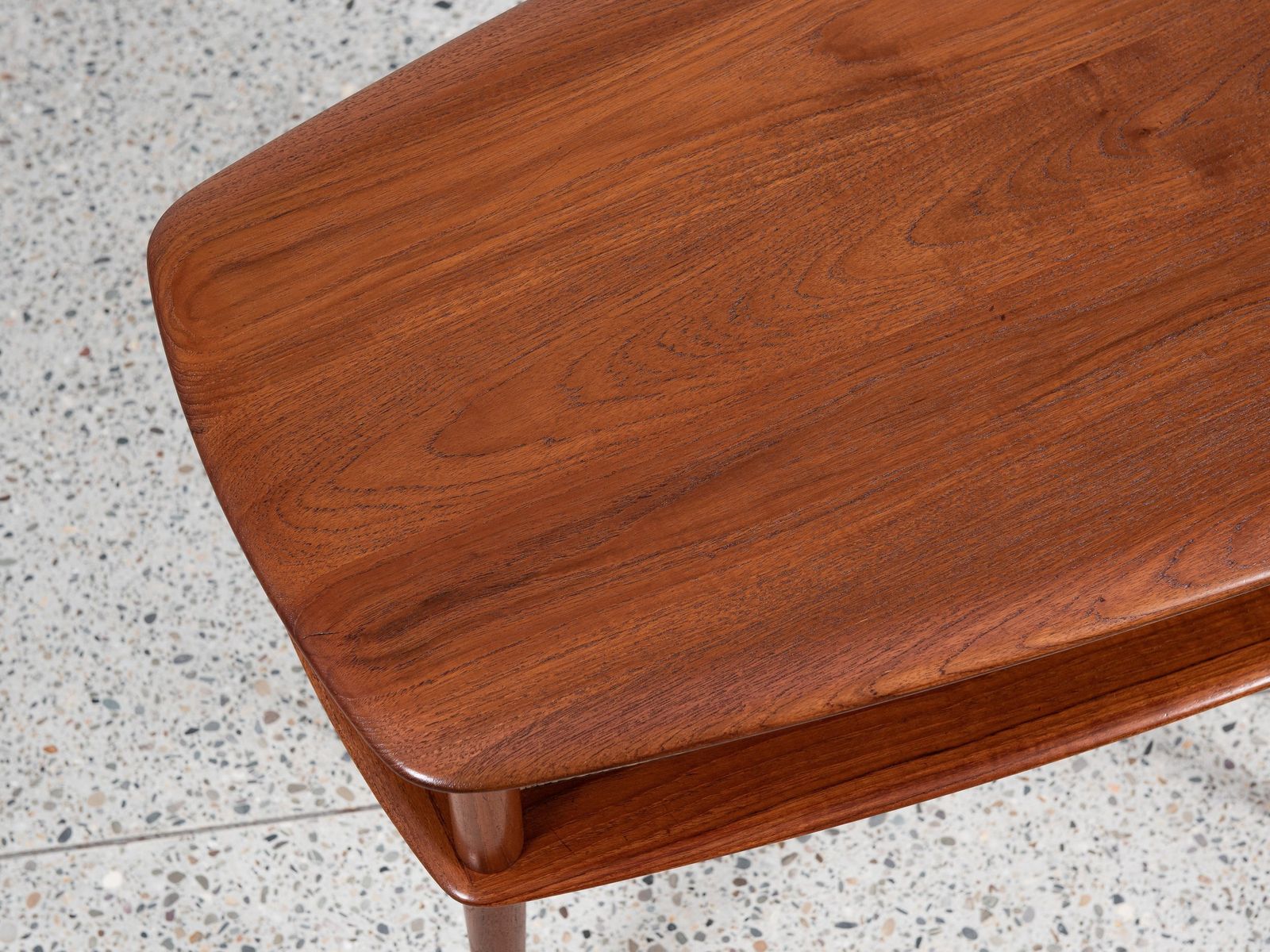 Midcentury Danish Side Table In Teak By Peter Hvidt & Orla Mølgaard Nielsen For France & Daverkosen 1960s photo buy