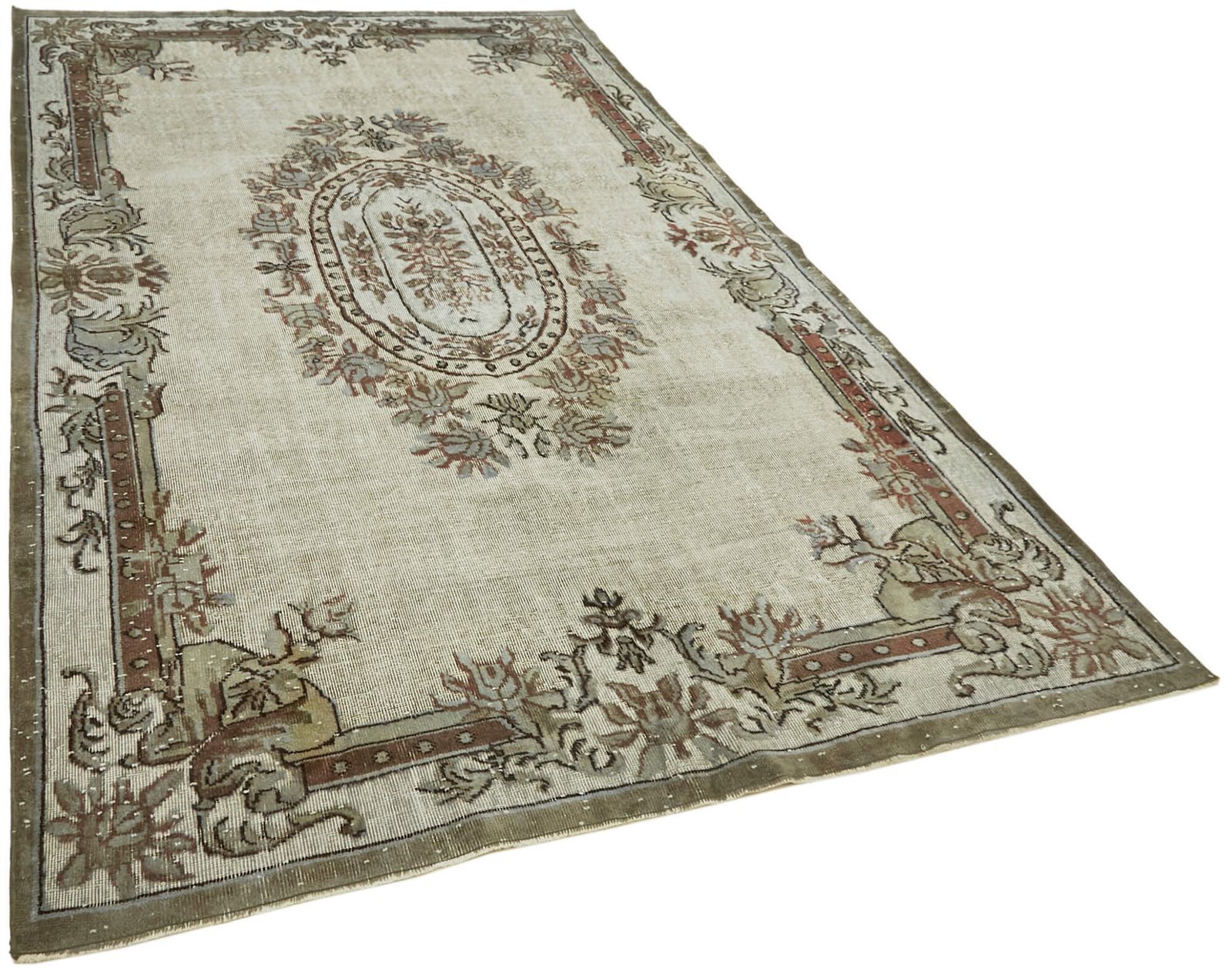 Handmade Vintage Grey Overdyed Rug 194 Cm X 307 Cm photo furniture
