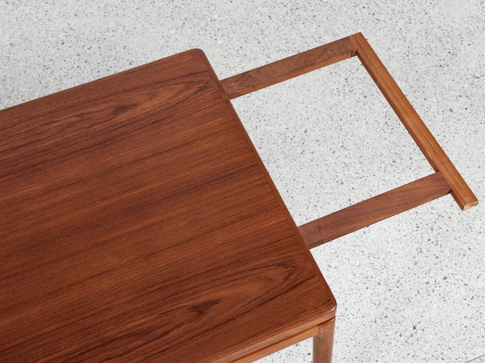 Midcentury Danish Smaller Dining Table In Teak By Christian Linneberg 1960s photo vintage