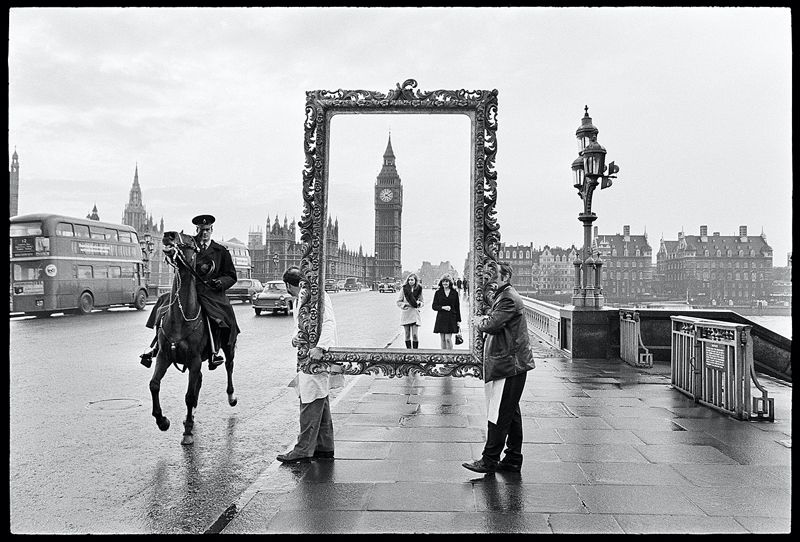 Arthur Steel 'Picture Frame Westminster Bridge' Unframed Silver Gelatin Fibre Print