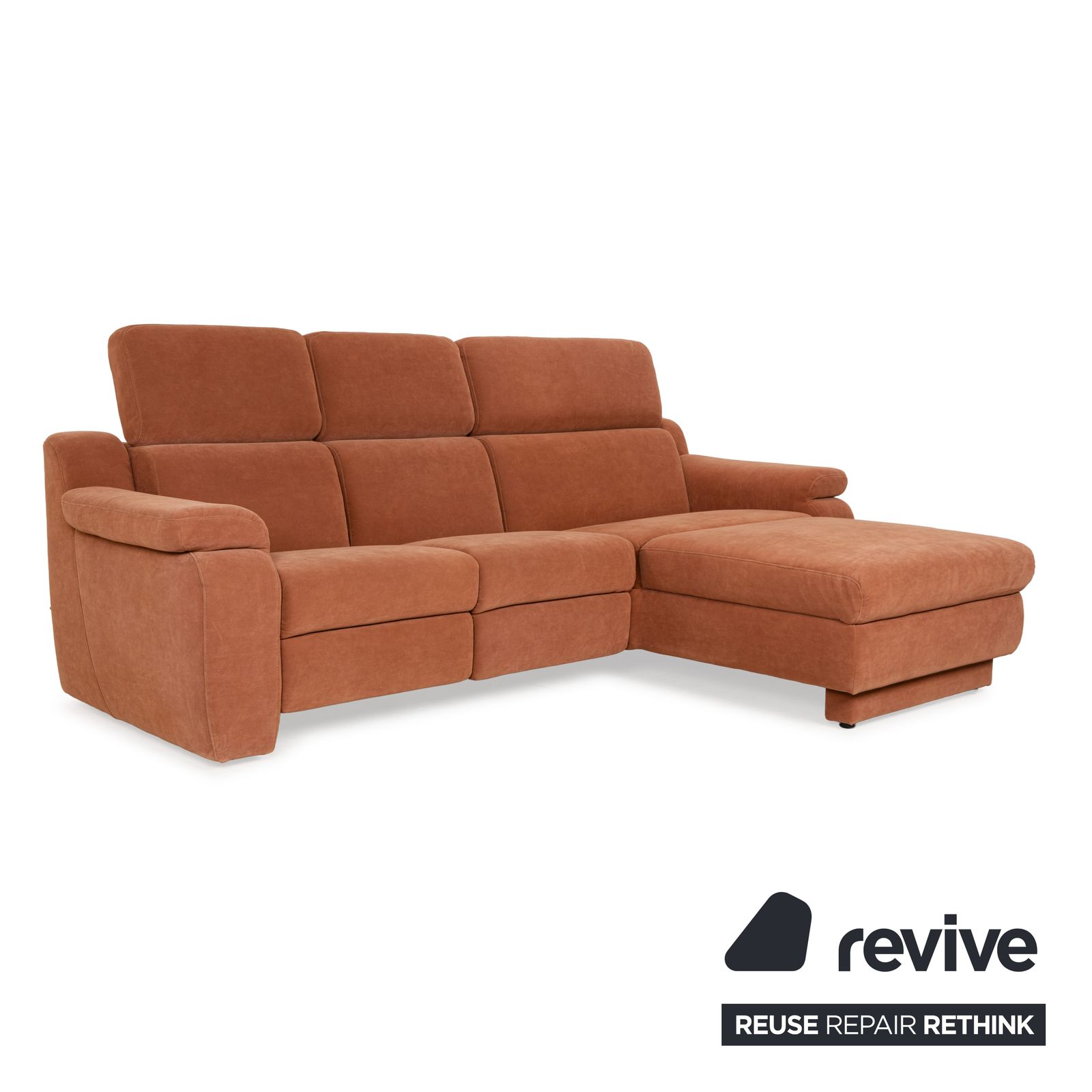 Canapé d'angle Himolla Planopoly en tissu brun camel photo Mobilier