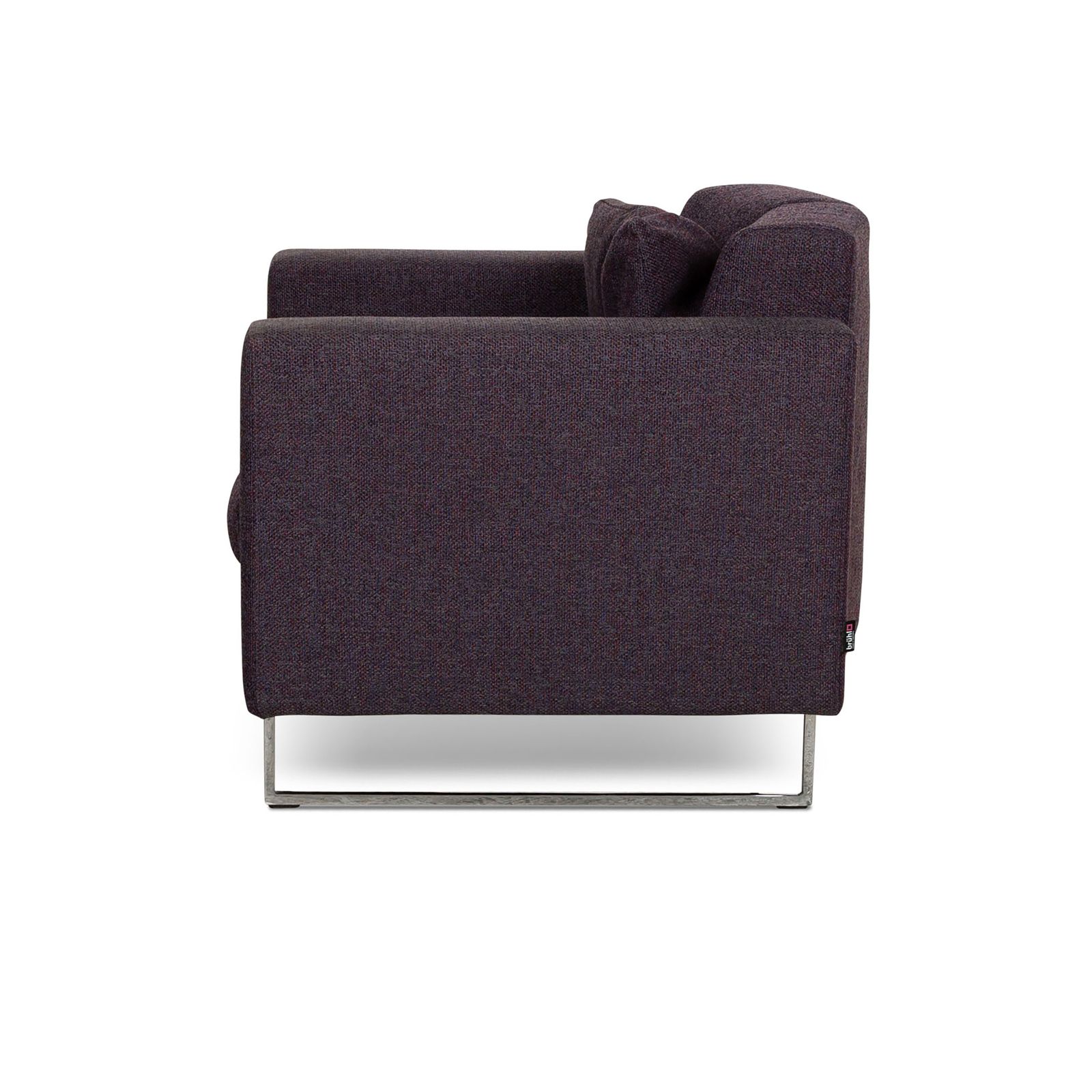 Mobilier Fauteuil Brühl Embrace en tissu, violet et gris, fonction manuelle photo