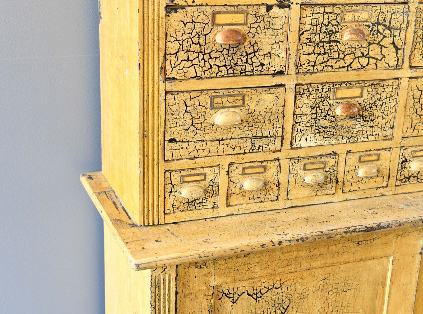 Early 20th Century Bicycle Repair Shop Drawer Cabinet photo 4895.0