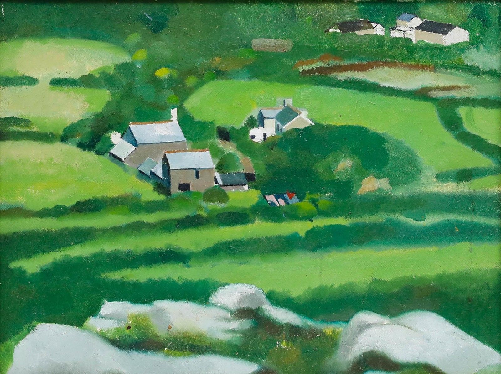 Bill Bolger (1940 2024) 20th Century Oil, Rosewall Hill, St Ives photo furniture