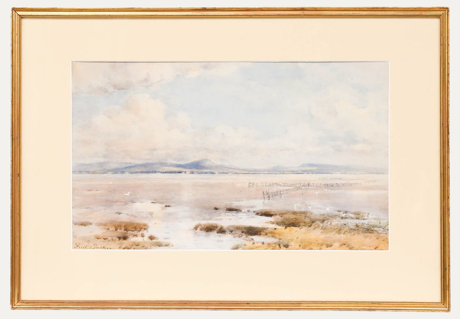 Frederick Tucker (1860 1935) Watercolour, The Cumberland Hills