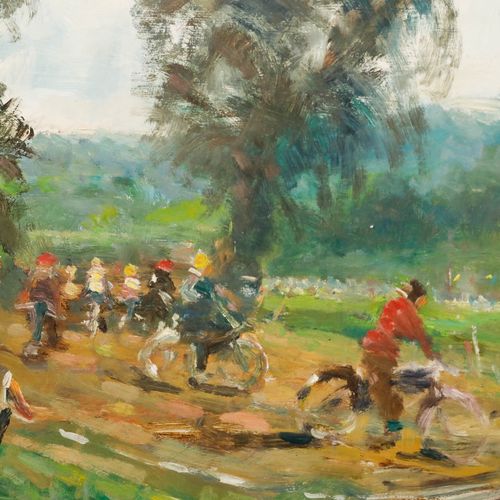 W. H. Ford  20th Century Oil, The Scramble photo Art