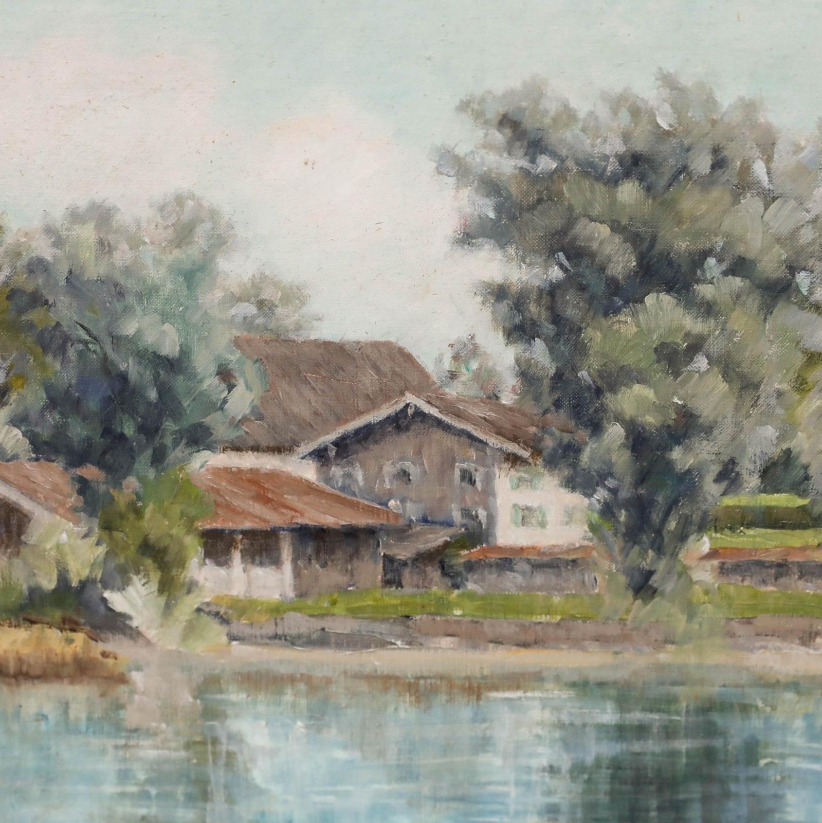 Hubert Niggl  1996 Oil, Fraueninsel photo Art