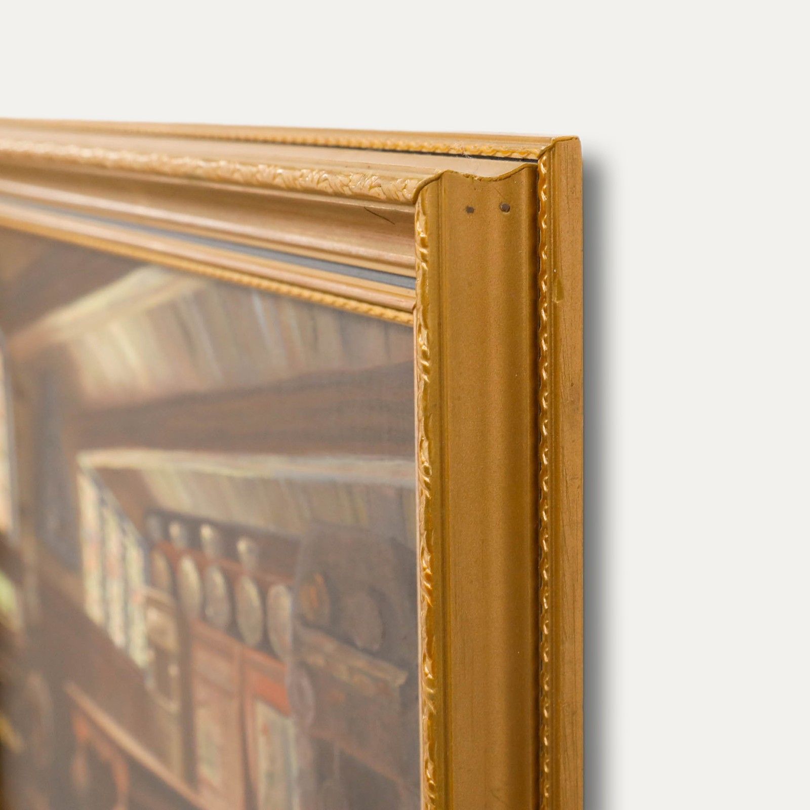Frederik Svendsen (1885 1975) Mid 20th Century Oil, Panelled Interior photo Art