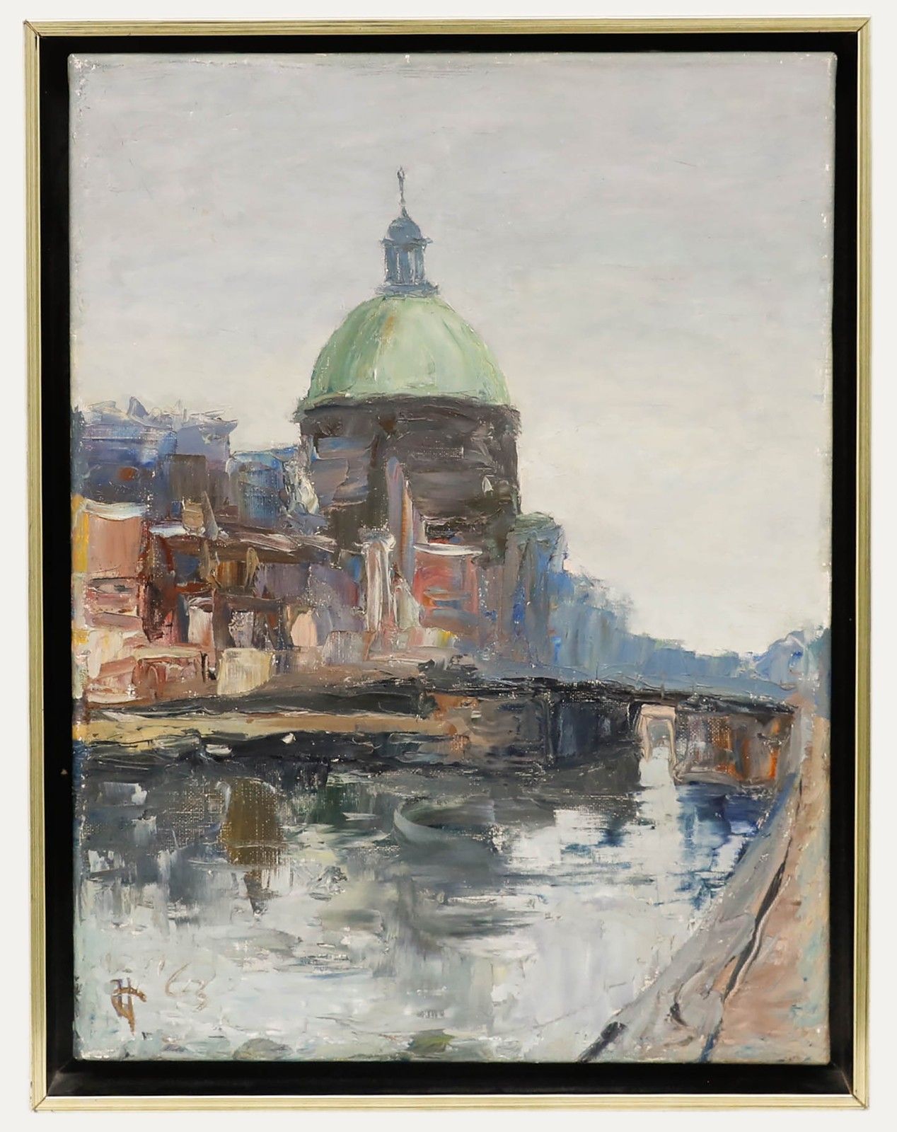1963 Oil Nicolaaskerk In Amsterdam