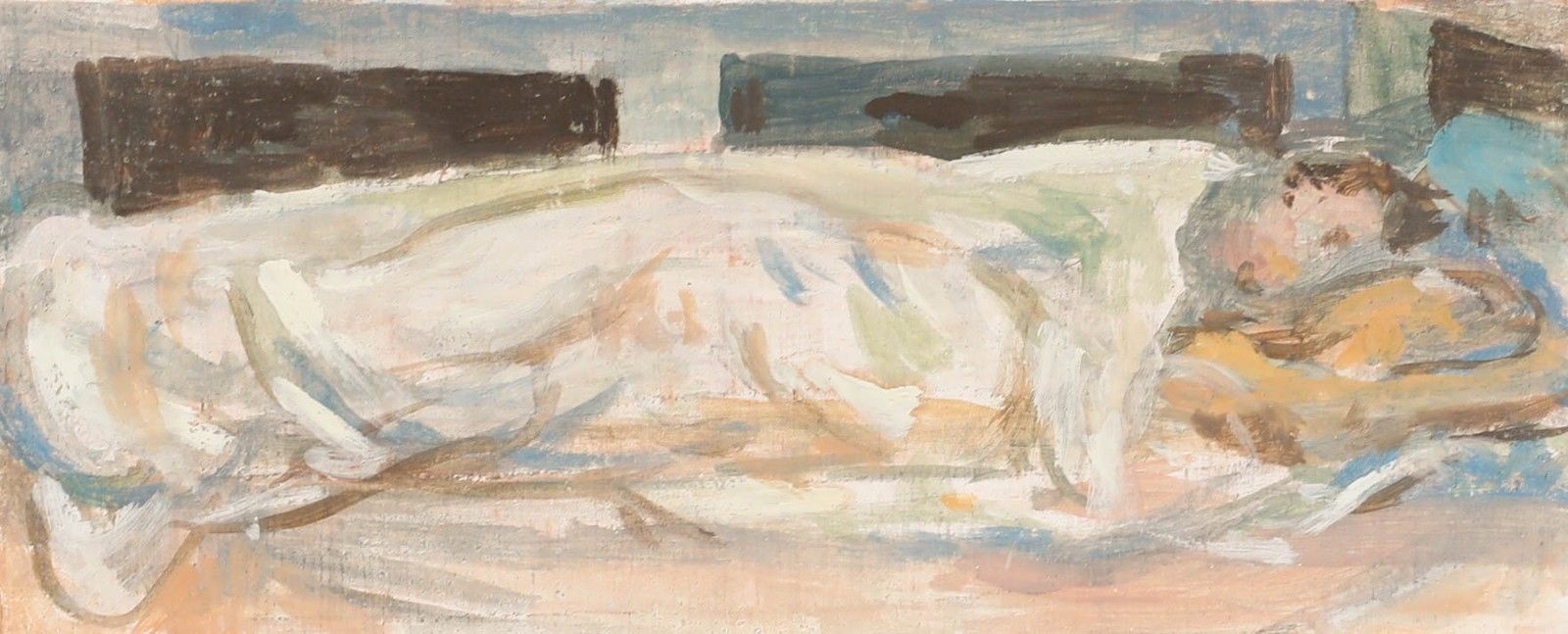 Bernadette Kelly (B.1933) 20th Century Oil, Afternoon Nap photo Art