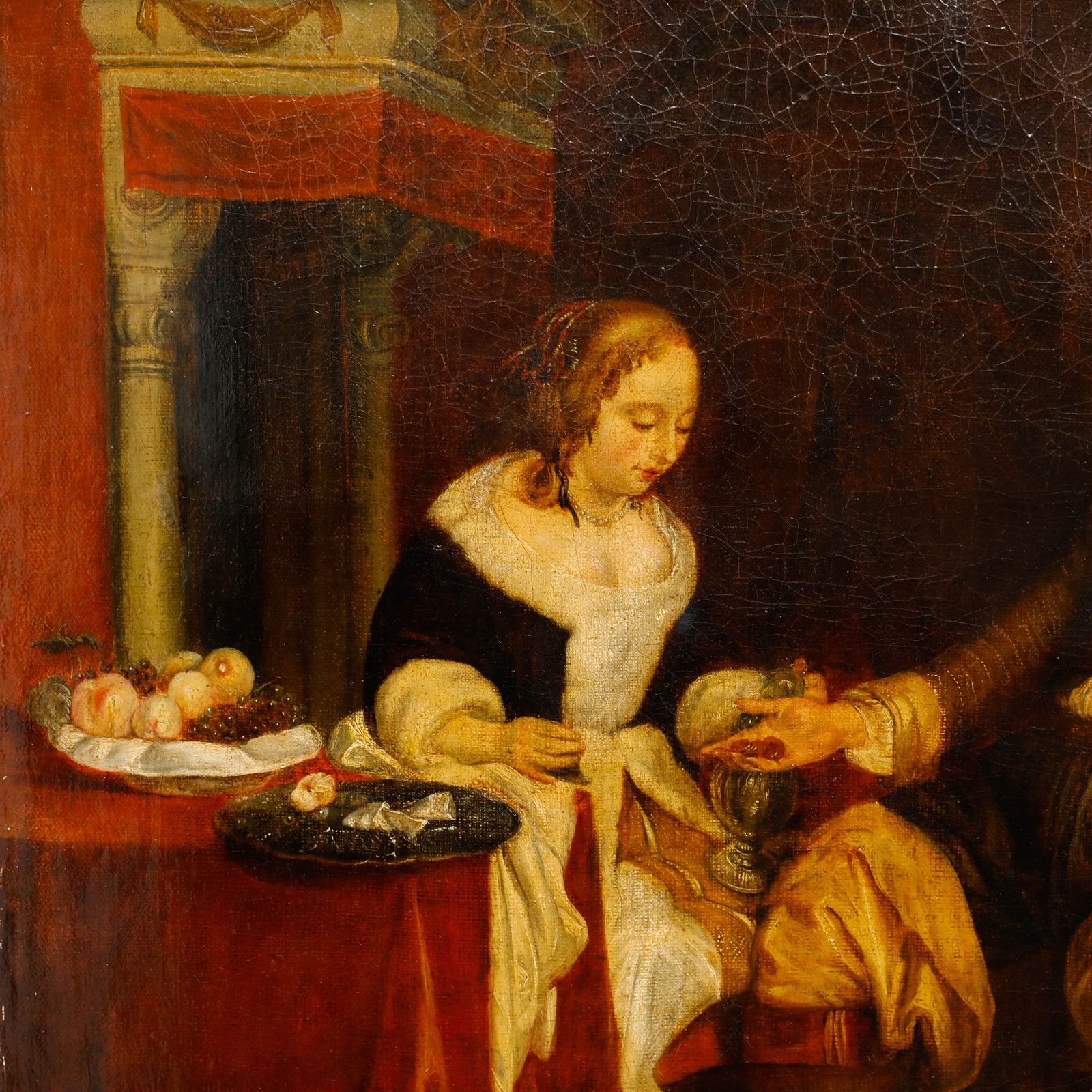 After Gerard Ter Borch (1617 1681) 19th Century Oil, A Gallant Soldier photo Art