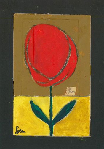 Ben Carrivick Contemporary Oil, Tulip