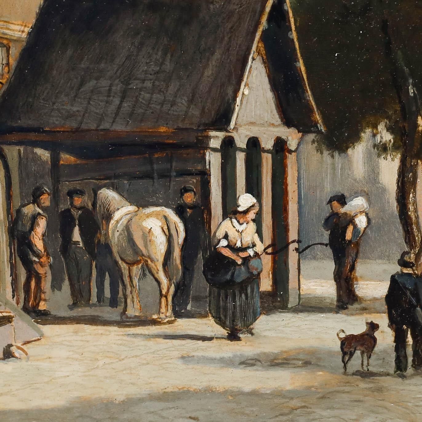 Framed 19th Century Oil Town Street Scene photo 418.0