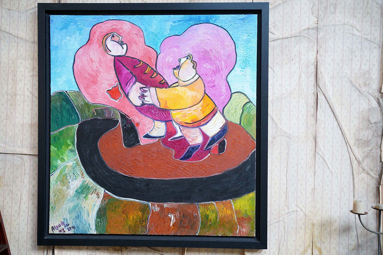 A Very Large Oil On Canvas By Albert Louden (B.1943); Untitled; 2004 photo for sale