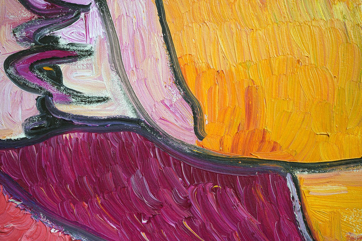 6000.0 A Very Large Oil On Canvas By Albert Louden (B.1943); Untitled; 2004 photo