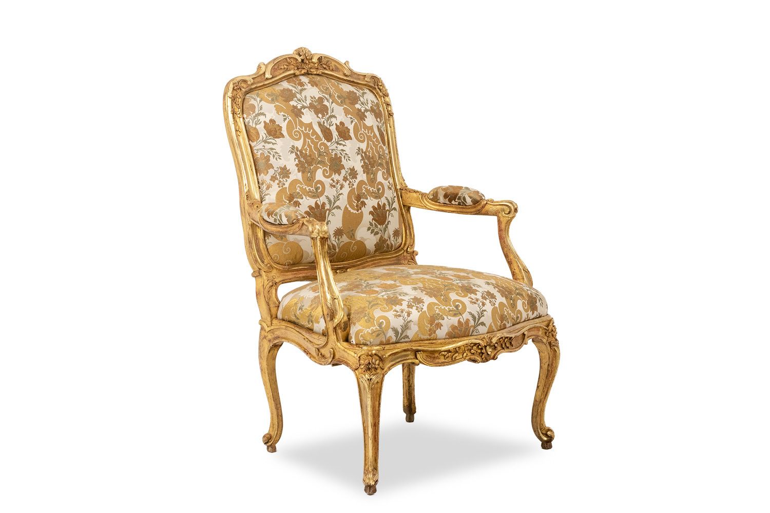 Louis XV Style Armchair, With Its Queen Style Backrest. Period 1900 1950.