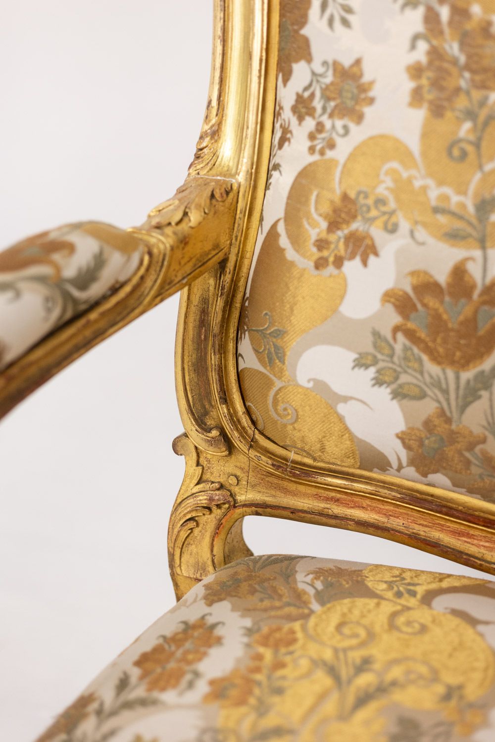 Louis XV Style Armchair, With Its Queen Style Backrest. Period 1900 1950. photo for sale