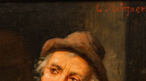 Carl Siegfried Stoitzner (1866 1943) Early 20th Century Oil, The Cellar Master photo 250.0