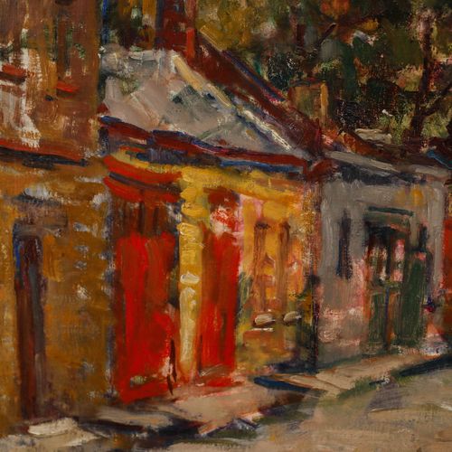 Kalman Kemeny (1896 1994) 20th Century Oil, The Workshops photo Art