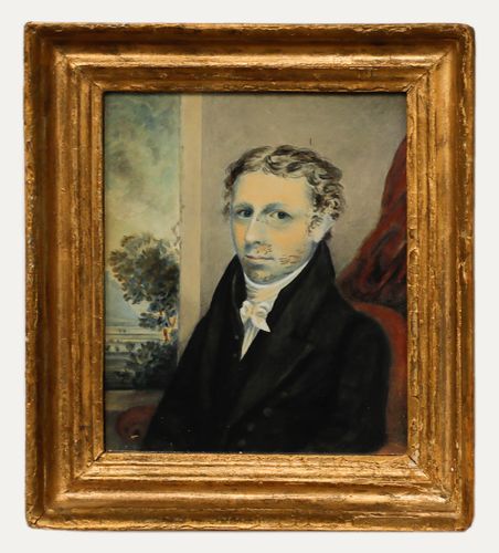 1868 Watercolour Portrait Of Charles Ford