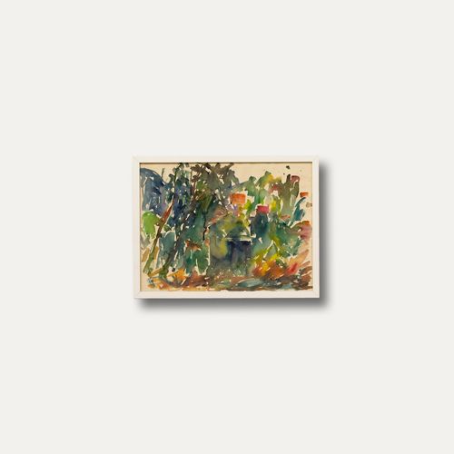 Anton Gold (1914 1970) Mid 20th Century Watercolour, Through The Trees photo 253.0