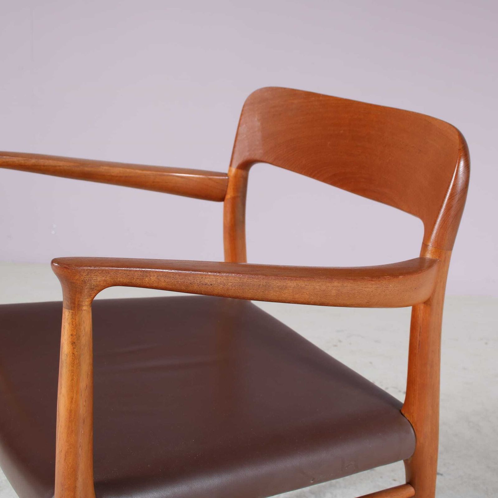 Furniture Model 56 Dining Chairs By Niels Otto Moller For Moller, Denmark photo