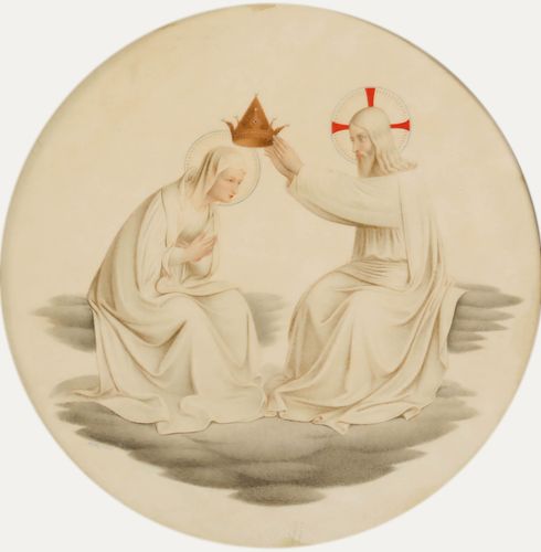 Gadda Of Florence After Fra Angelico Watercolour, Coronation Of The Virgin photo furniture