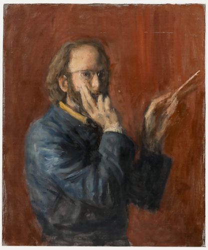 George Weissbort (1928 2013) Mid 20th Century Oil, The Artist At Work