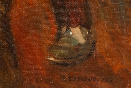 R. E. Deschryver  20th Century Oil, The Strike photo vinterior
