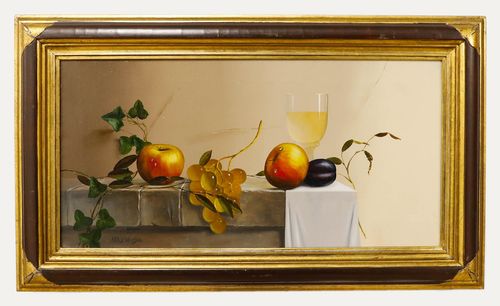 Mike Woods (1976 2003) 20th Century Oil, Grapes, Apples And Wine