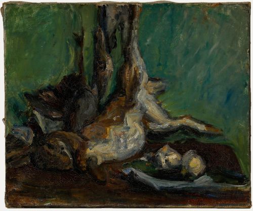 Bertrand Py (1895 1973) Mid 20th Century Oil, Still Life With Hare