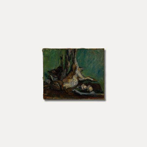 Bertrand Py (1895 1973) Mid 20th Century Oil, Still Life With Hare photo vinterior