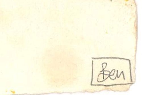 Ben Carrivick Contemporary Watercolour, Nude photo for sale