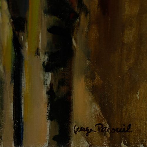 Georges Pacouil (1903 1996) Mid 20th Century Oil, Chaumont En Vexin photo buy