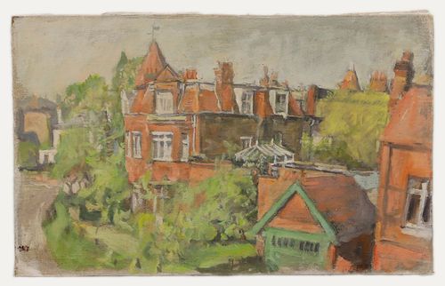 George Weissbort (1928 2013) 20th Century Oil, Residential Landscape photo furniture