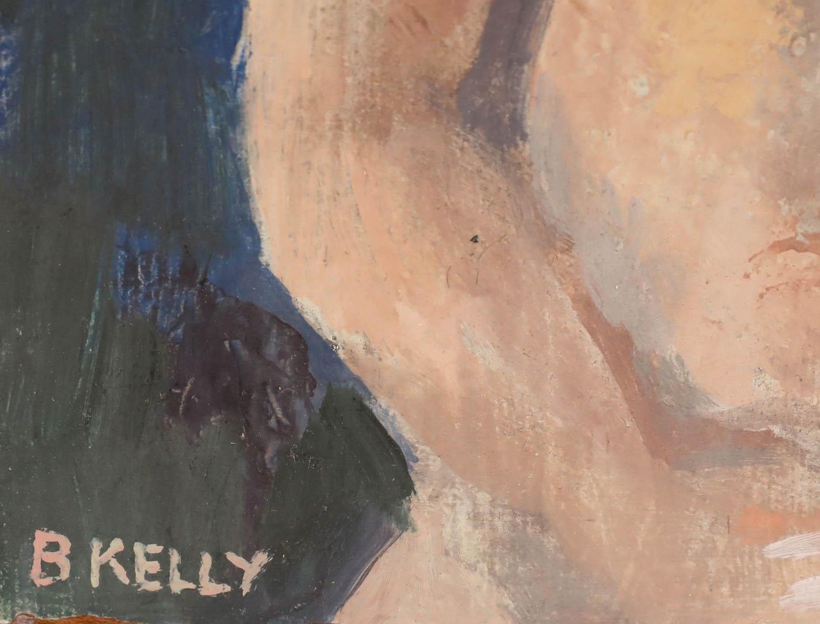Bernadette Kelly (B.1933) 20th Century Oil, Seated Nude photo 292.0