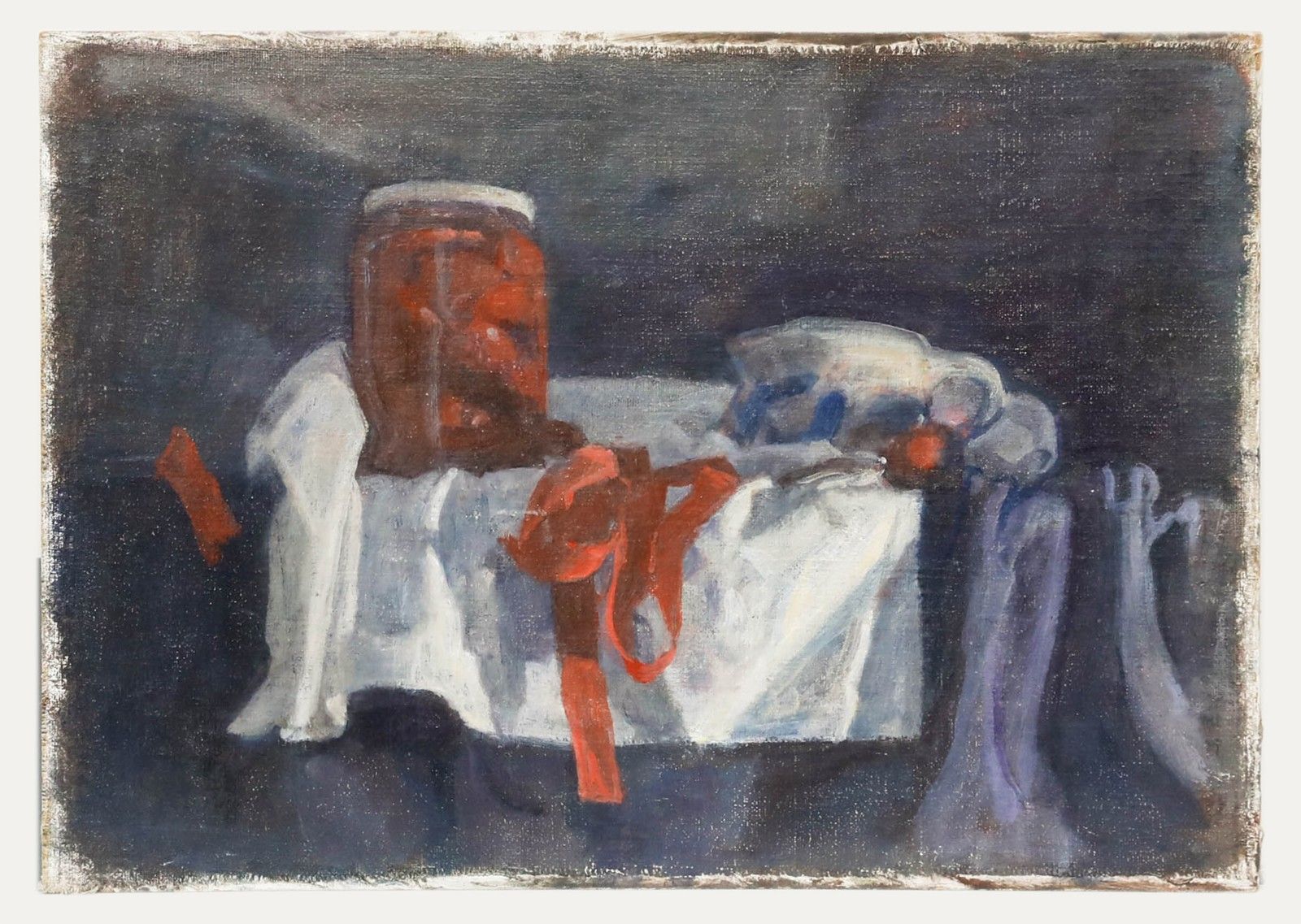 George Weissbort (1928 2013) 20th Century Oil, A Pickle Jar & Sauce Boat photo furniture