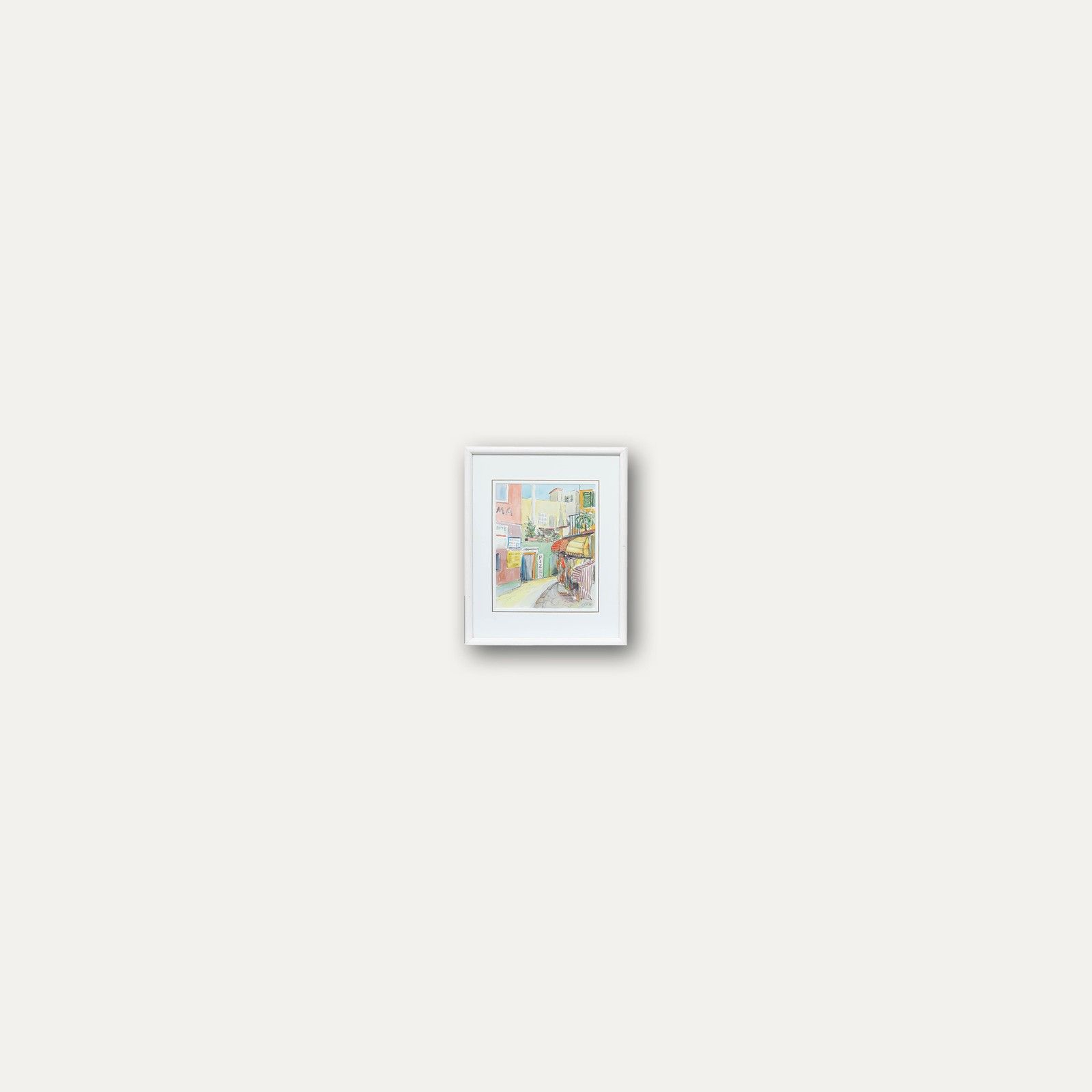 Erwin Steinhauser (1939 2023) 1996 Watercolour, Italian Street photo buy