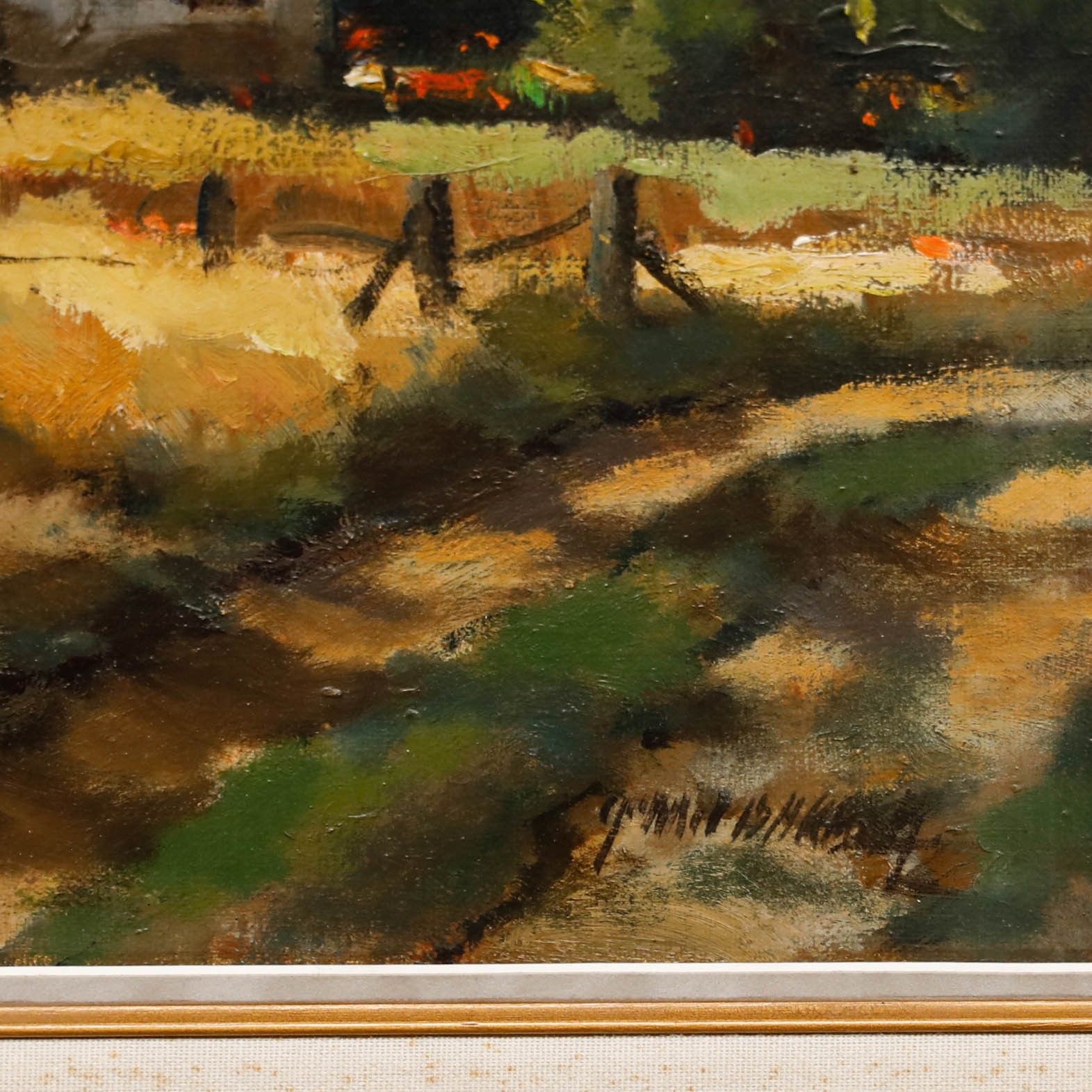 Gerrit Bakker  20th Century Oil, Veluwe Farm photo vinterior