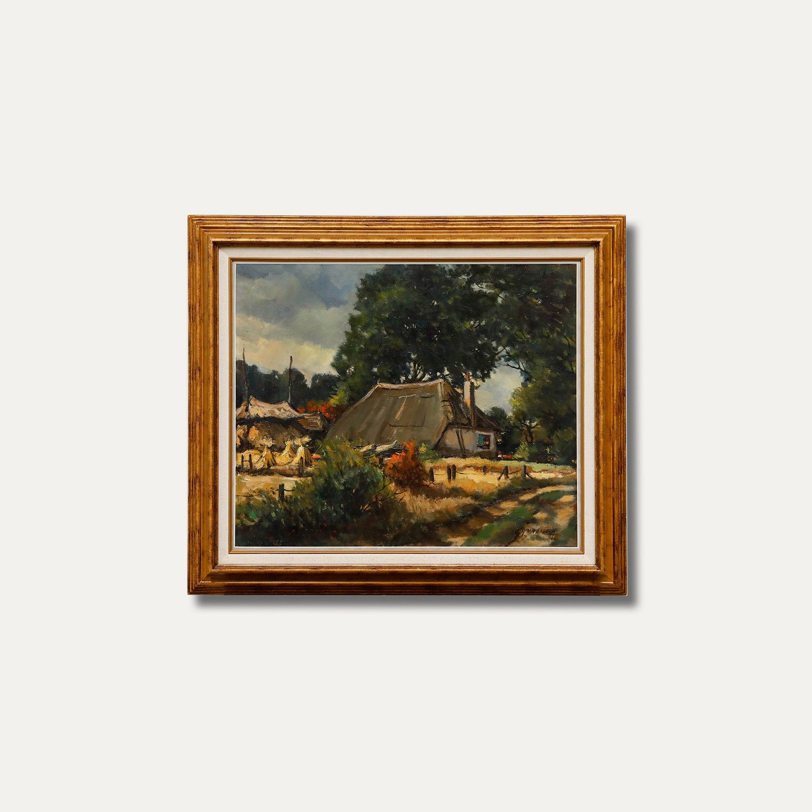 Gerrit Bakker  20th Century Oil, Veluwe Farm photo buy
