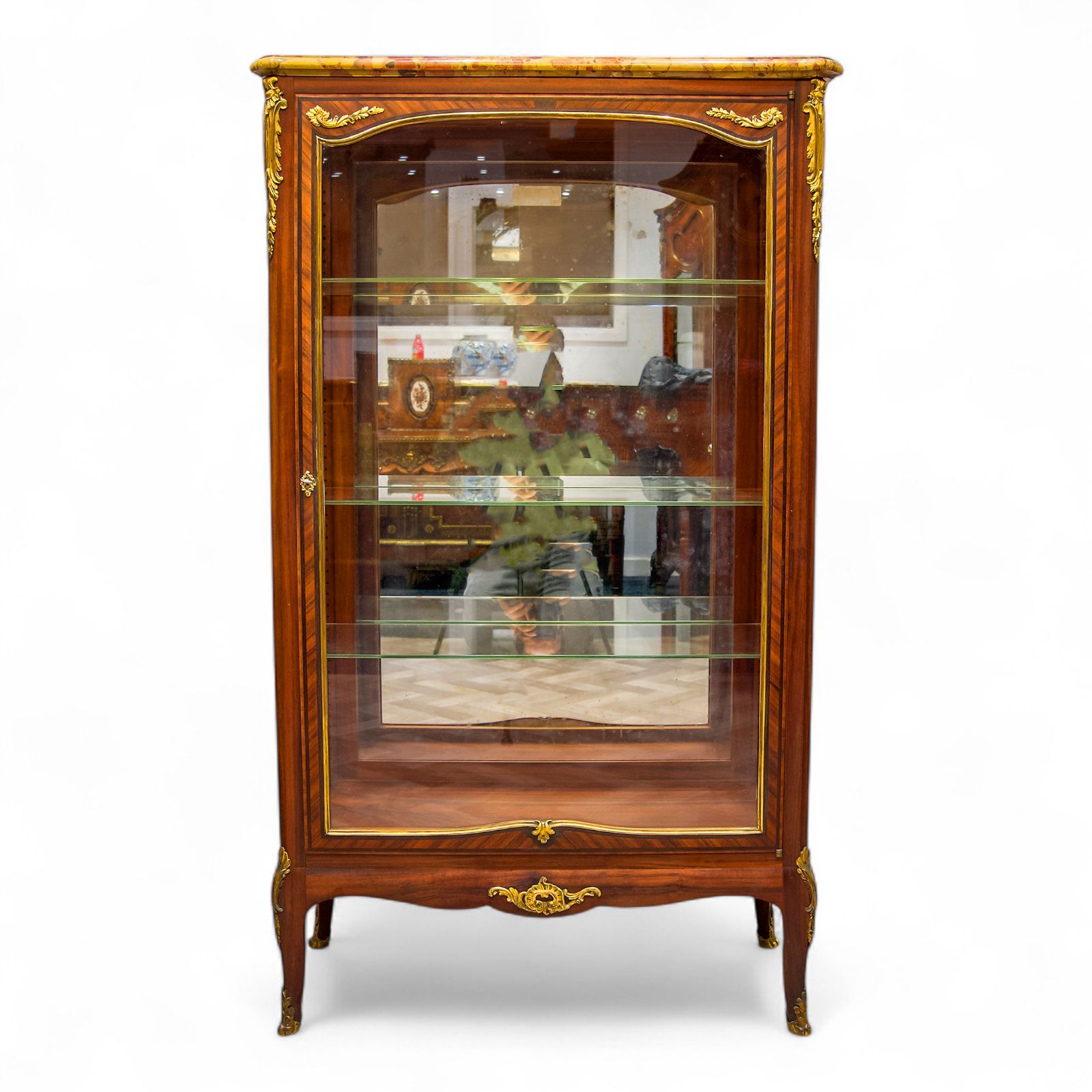 Antique French Kingwood Cabinet By G.Durand