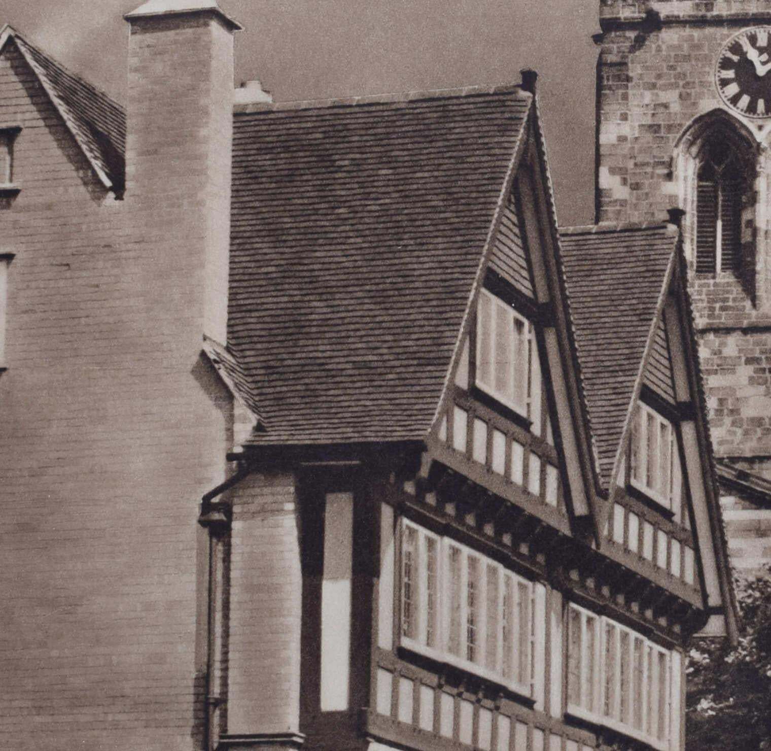 The Crooked Spire, Chesterfield, Vintage 1950s Travel Poster By Val Doone, C.1950 photo Art