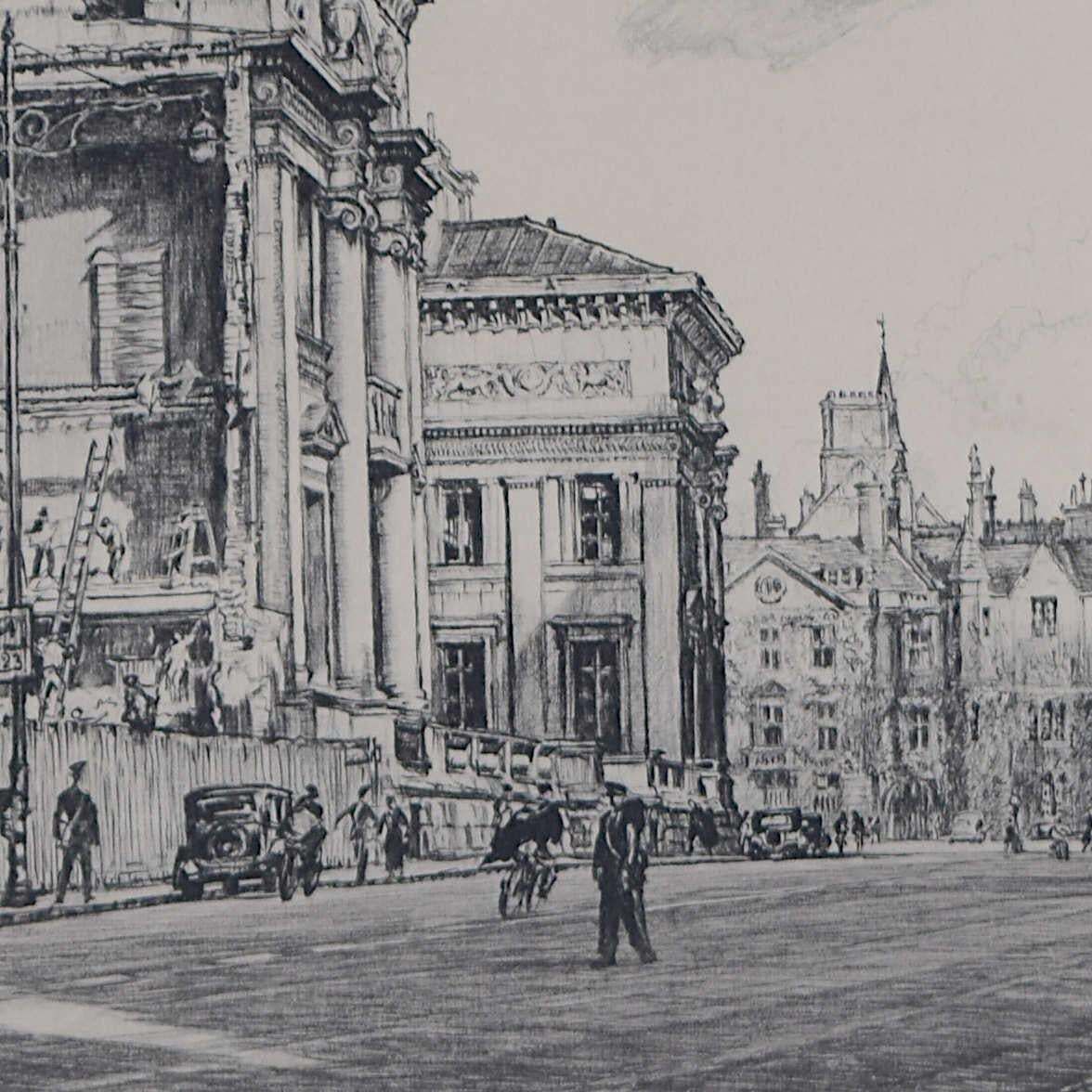 The Ashmolean And Balliol College, Oxford, Lithograph By F. L. Griggs photo Art