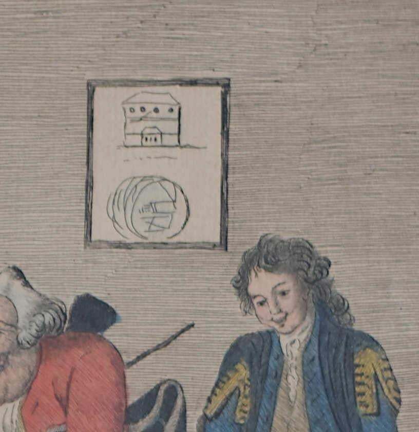 The Hopes Of The Family, University Of Cambridge Engraving By William Bunbury, C.1790 photo Art