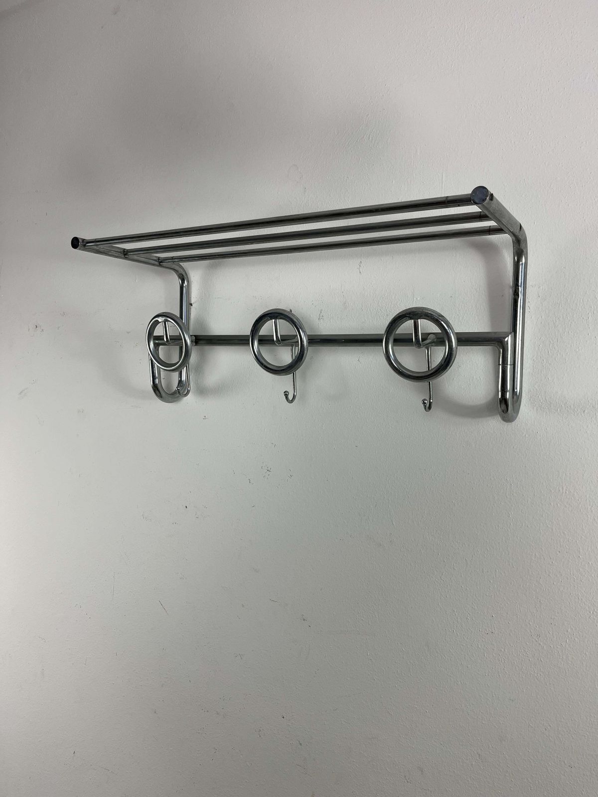Mid Century French Steel Coat Hanger, 1950s photo 565.0
