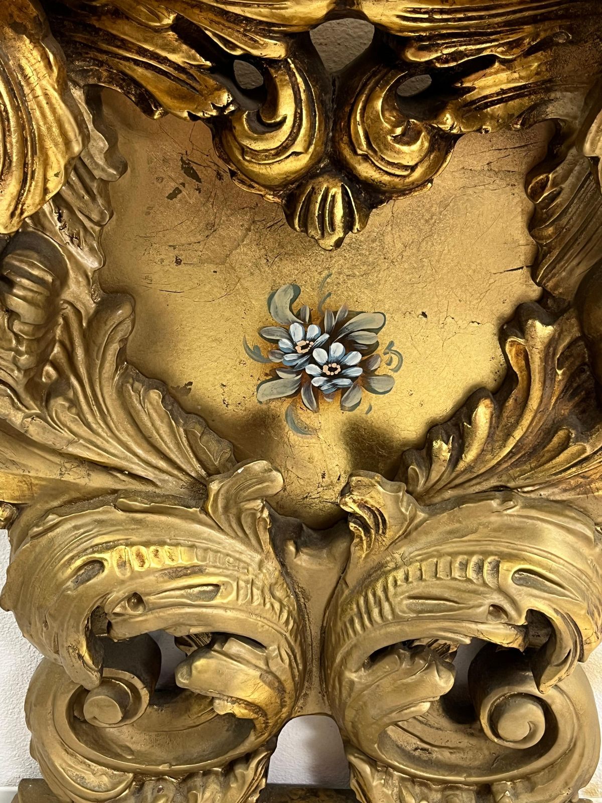 Mid Century Louis XV Console And Wall Mirror In Carved And Gilt Wood, 1930s photo 3782.0