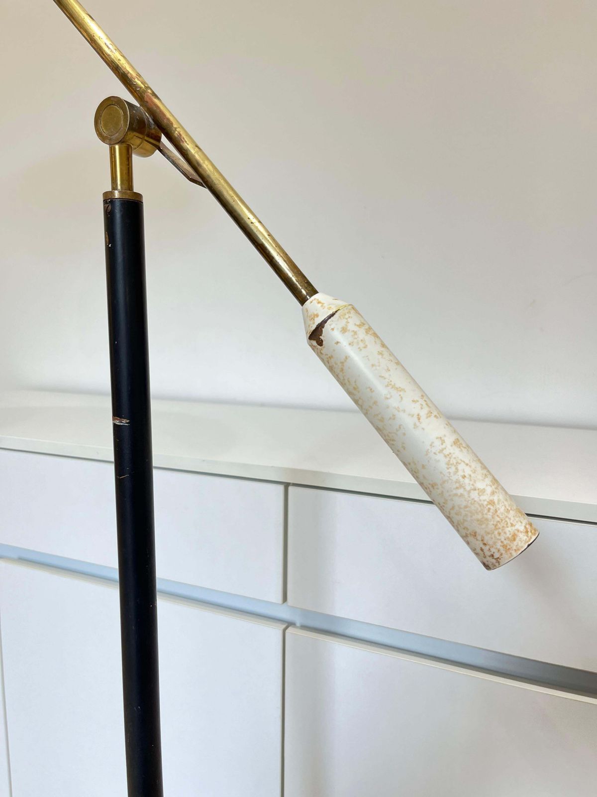 Mid Century Stilux Floor Lamp Italian Design 1950s photo vintage