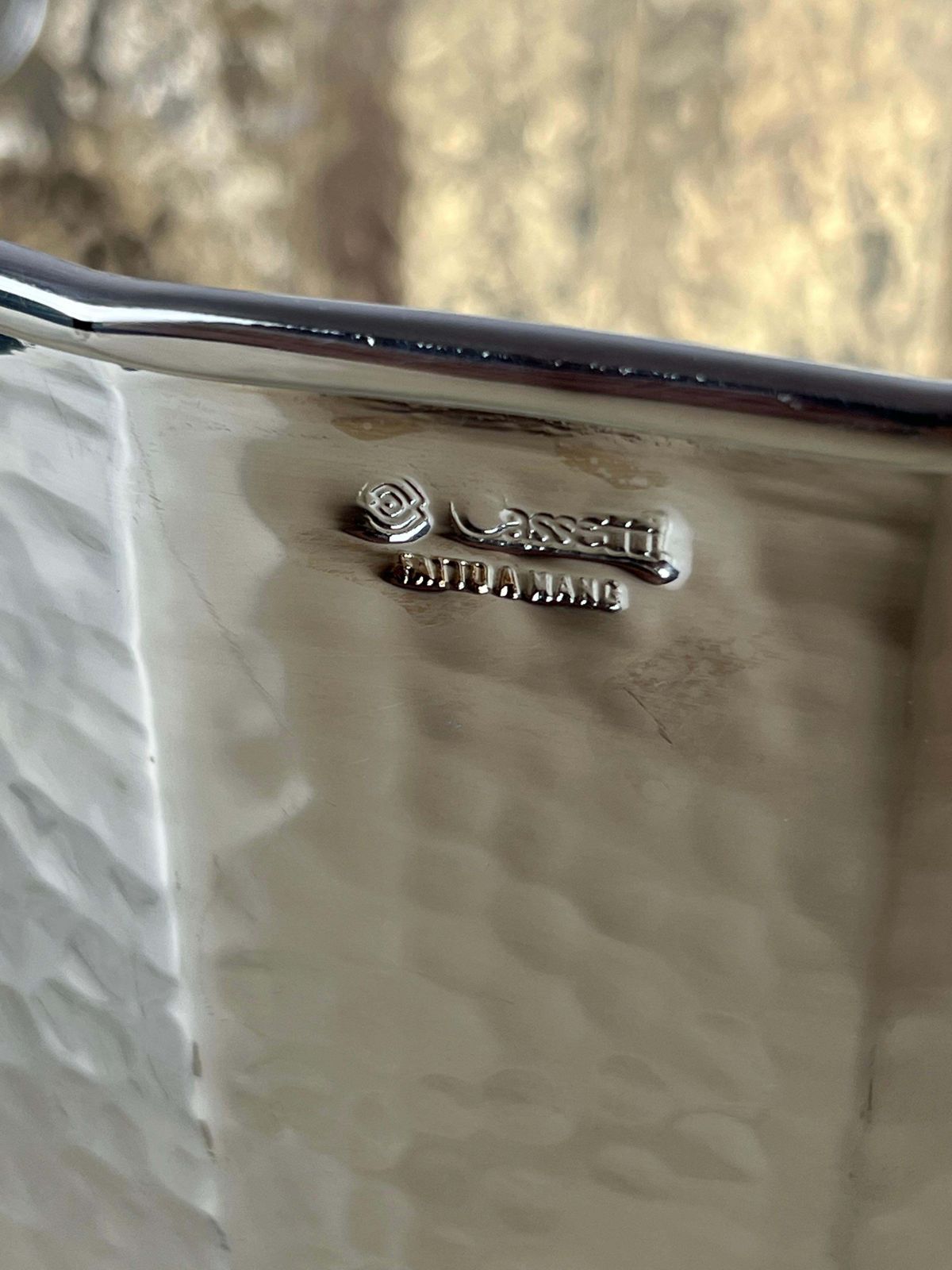 Silver Plated Ice Bucket By Cassetti, Made In Italy, 1980s photo for sale